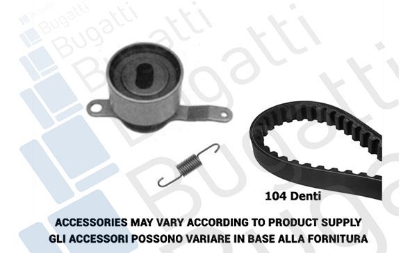 Paskirstymo diržo komplektas BUGATTI BKCD0176