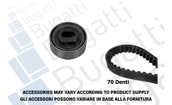 Paskirstymo diržo komplektas BUGATTI BKCD0214