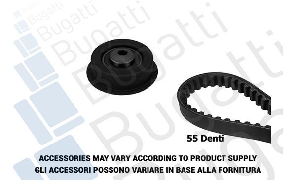 Paskirstymo diržo komplektas BUGATTI BKCD0218