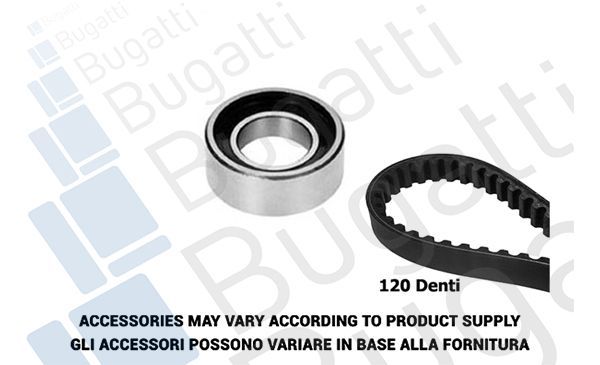 Paskirstymo diržo komplektas BUGATTI BKCD0318