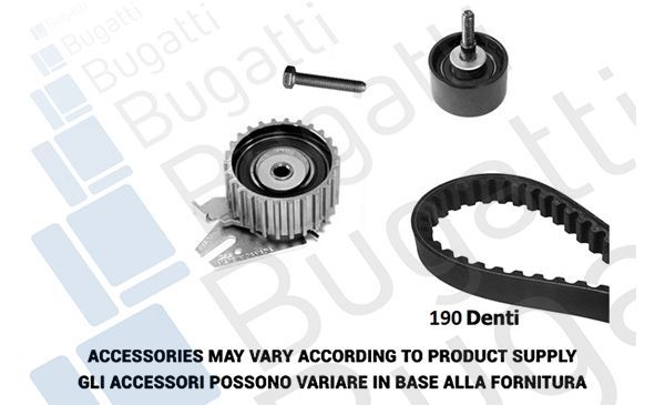 Paskirstymo diržo komplektas BUGATTI BKCD0319