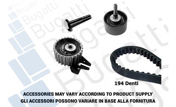 Paskirstymo diržo komplektas BUGATTI BKCD0326