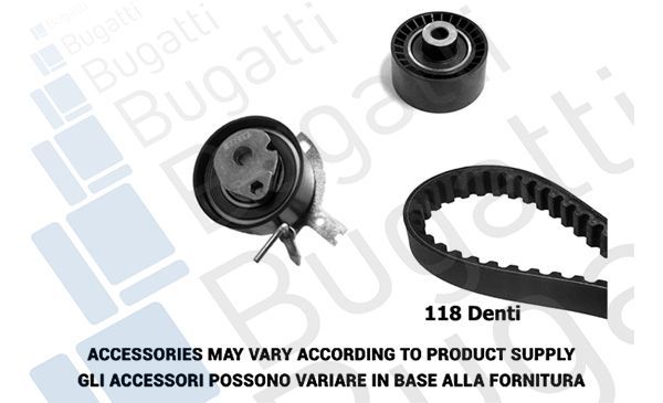 Paskirstymo diržo komplektas BUGATTI BKCD0331