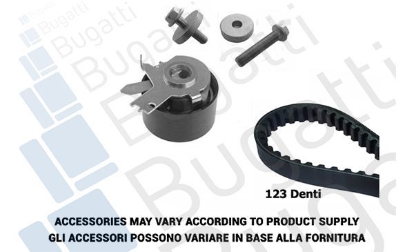 Paskirstymo diržo komplektas BUGATTI BKCD0361