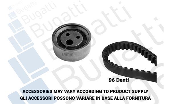 Paskirstymo diržo komplektas BUGATTI BKCD0371