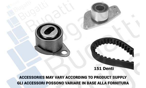 Paskirstymo diržo komplektas BUGATTI BKCD0379