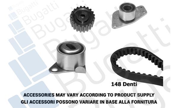 Paskirstymo diržo komplektas BUGATTI BKCD0380