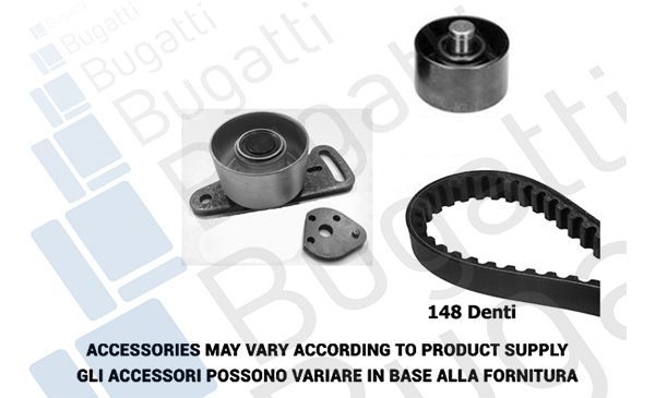 Paskirstymo diržo komplektas BUGATTI BKCD0394