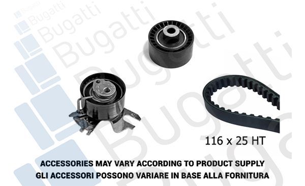 Paskirstymo diržo komplektas BUGATTI BKCD0468