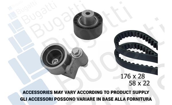 Paskirstymo diržo komplektas BUGATTI BKCD0469