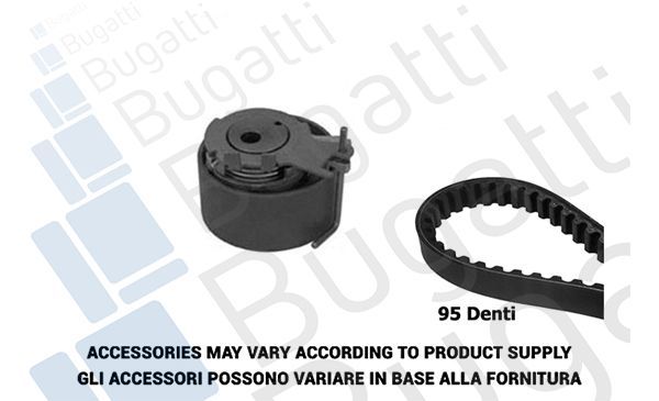 Paskirstymo diržo komplektas BUGATTI BKCD0575