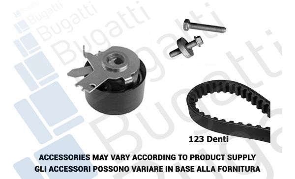 Paskirstymo diržo komplektas BUGATTI BKCD0578