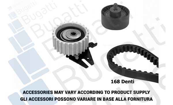 Paskirstymo diržo komplektas BUGATTI BKCD0590