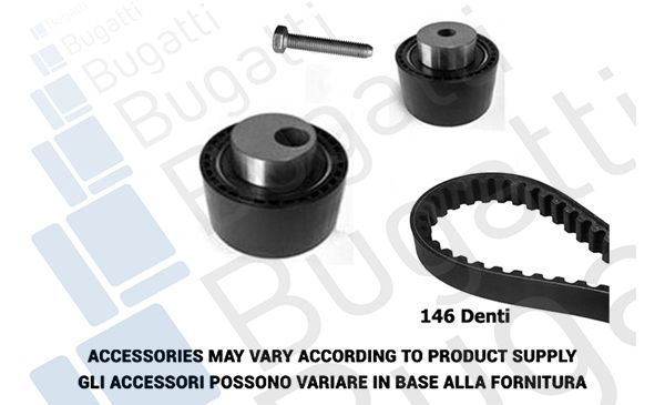 Paskirstymo diržo komplektas BUGATTI BKCD0600