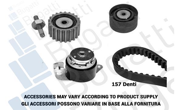 Paskirstymo diržo komplektas BUGATTI BKCD0608