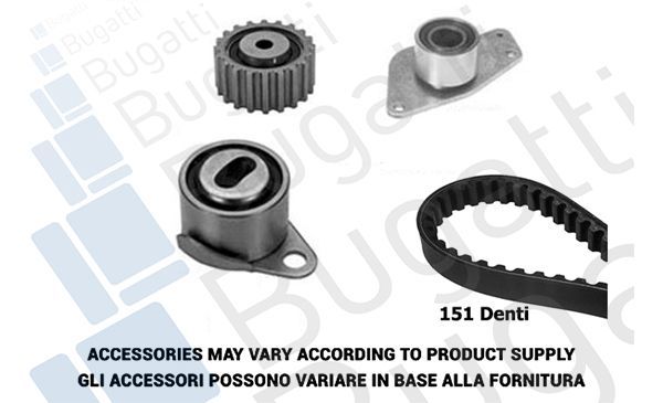 Paskirstymo diržo komplektas BUGATTI BKCD0610