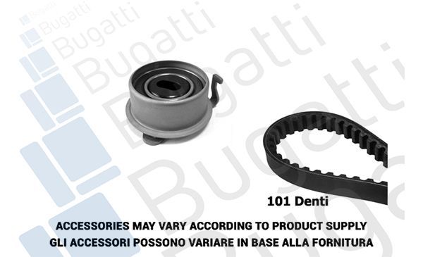 Paskirstymo diržo komplektas BUGATTI BKCD0622