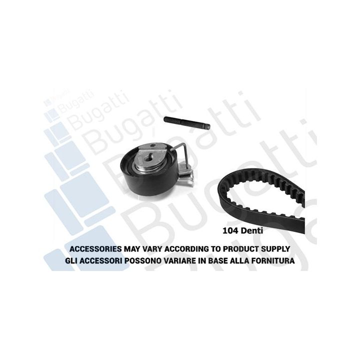 Paskirstymo diržo komplektas BUGATTI BKCD0647
