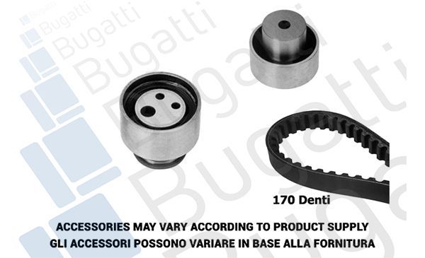 Paskirstymo diržo komplektas BUGATTI BKCD0722
