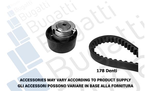 Paskirstymo diržo komplektas BUGATTI BKCD0729