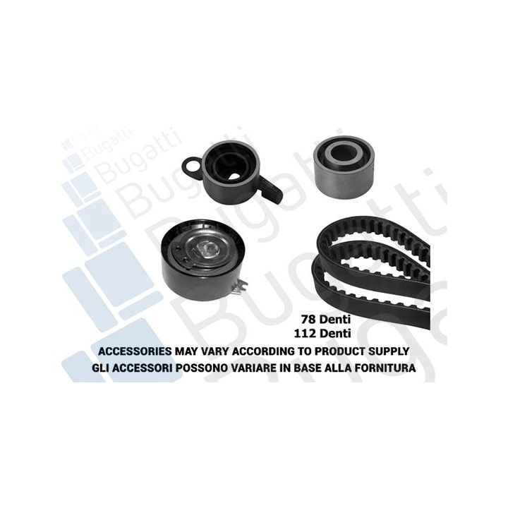 Paskirstymo diržo komplektas BUGATTI BKCD0743
