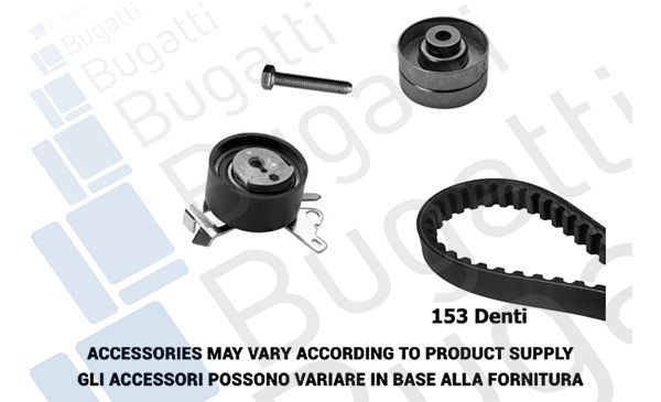 Paskirstymo diržo komplektas BUGATTI BKCD0788