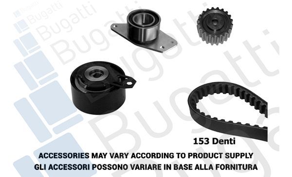 Paskirstymo diržo komplektas BUGATTI BKCD0789