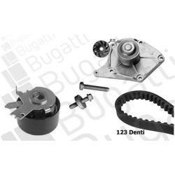 Vandens siurblio ir paskirstymo diržo komplektas BUGATTI KBU10011B
