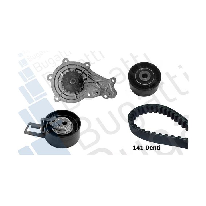 Vandens siurblio ir paskirstymo diržo komplektas BUGATTI KBU10052B