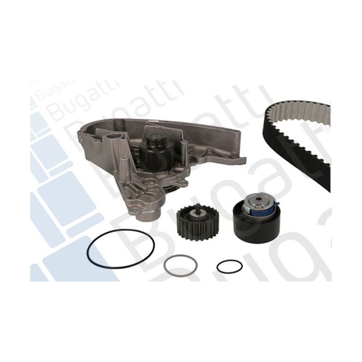 Vandens siurblio ir paskirstymo diržo komplektas BUGATTI KBU10077A