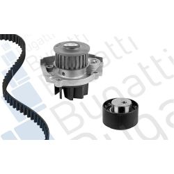 Vandens siurblio ir paskirstymo diržo komplektas BUGATTI KBU10153A