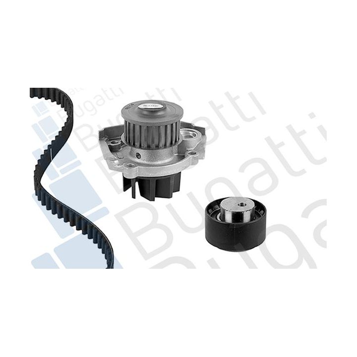 Vandens siurblio ir paskirstymo diržo komplektas BUGATTI KBU10153A