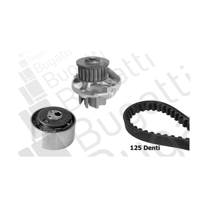 Vandens siurblio ir paskirstymo diržo komplektas BUGATTI KBU10153B