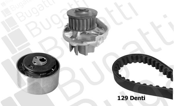 Vandens siurblio ir paskirstymo diržo komplektas BUGATTI KBU10153C