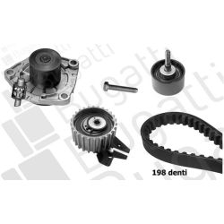 Vandens siurblio ir paskirstymo diržo komplektas BUGATTI KBU10184B