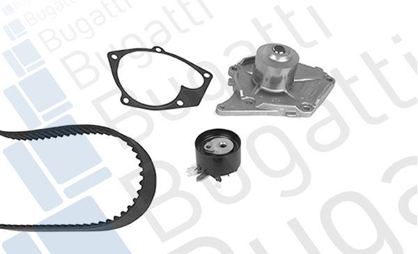 Vandens siurblio ir paskirstymo diržo komplektas BUGATTI KBU10209A