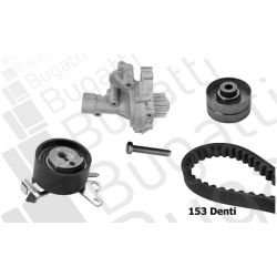 Vandens siurblio ir paskirstymo diržo komplektas BUGATTI KBU10234A