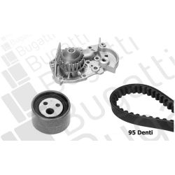 Vandens siurblio ir paskirstymo diržo komplektas BUGATTI KBU10284A