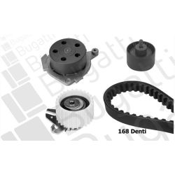 Vandens siurblio ir paskirstymo diržo komplektas BUGATTI KBU5009A