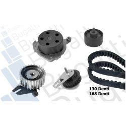 Vandens siurblio ir paskirstymo diržo komplektas BUGATTI KBU5009B