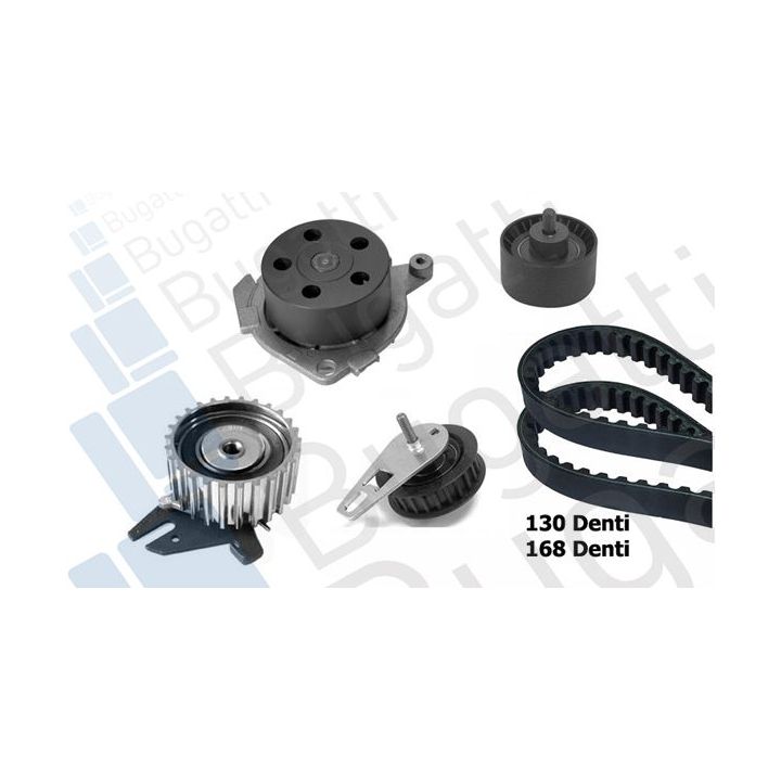 Vandens siurblio ir paskirstymo diržo komplektas BUGATTI KBU5009B