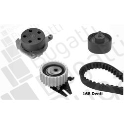 Vandens siurblio ir paskirstymo diržo komplektas BUGATTI KBU5009D