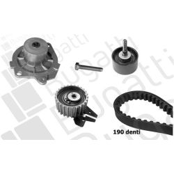 Vandens siurblio ir paskirstymo diržo komplektas BUGATTI KBU5013A