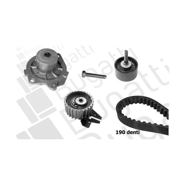 Vandens siurblio ir paskirstymo diržo komplektas BUGATTI KBU5013A