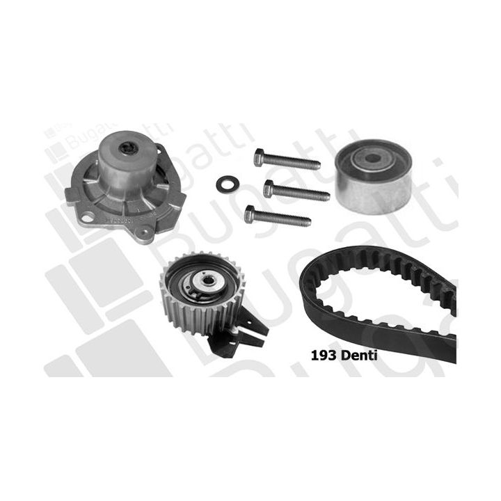 Vandens siurblio ir paskirstymo diržo komplektas BUGATTI KBU5013C
