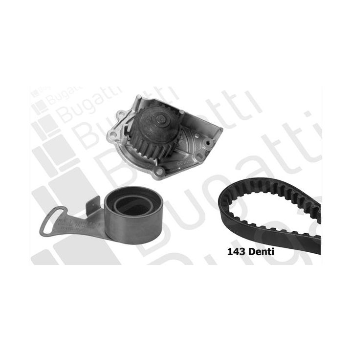 Vandens siurblio ir paskirstymo diržo komplektas BUGATTI KBU5203A