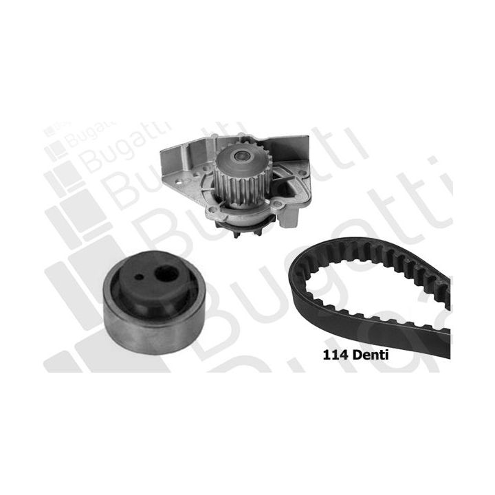 Vandens siurblio ir paskirstymo diržo komplektas BUGATTI KBU5501A