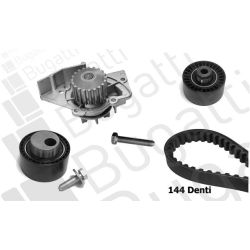 Vandens siurblio ir paskirstymo diržo komplektas BUGATTI KBU5509D