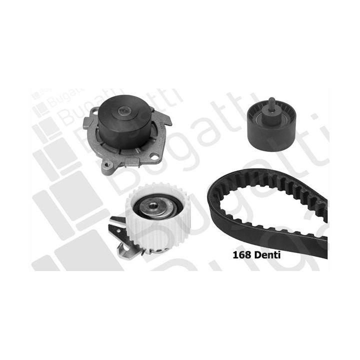 Vandens siurblio ir paskirstymo diržo komplektas BUGATTI KBU5926A
