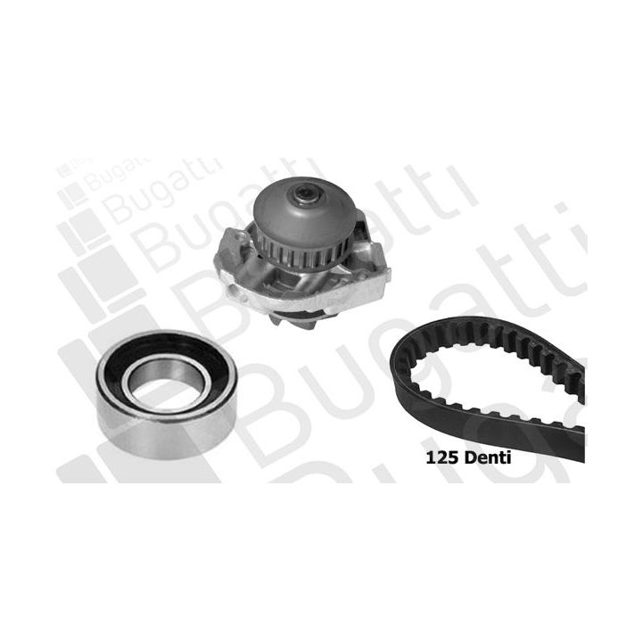 Vandens siurblio ir paskirstymo diržo komplektas BUGATTI KBU5942A